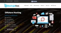 Desktop Screenshot of blueangelhost.com